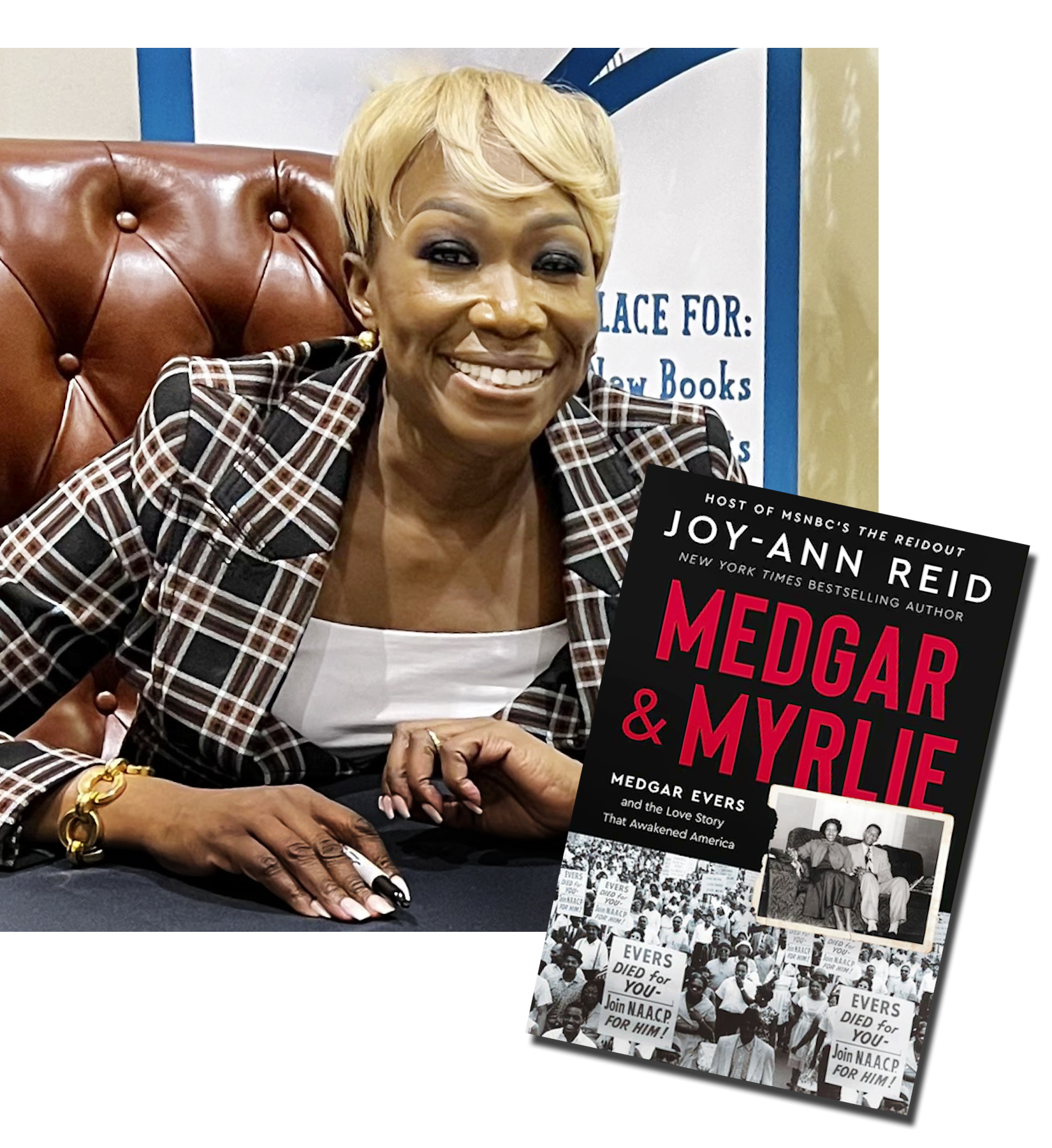 Joy Reid has a new book Medgar & Myrlie