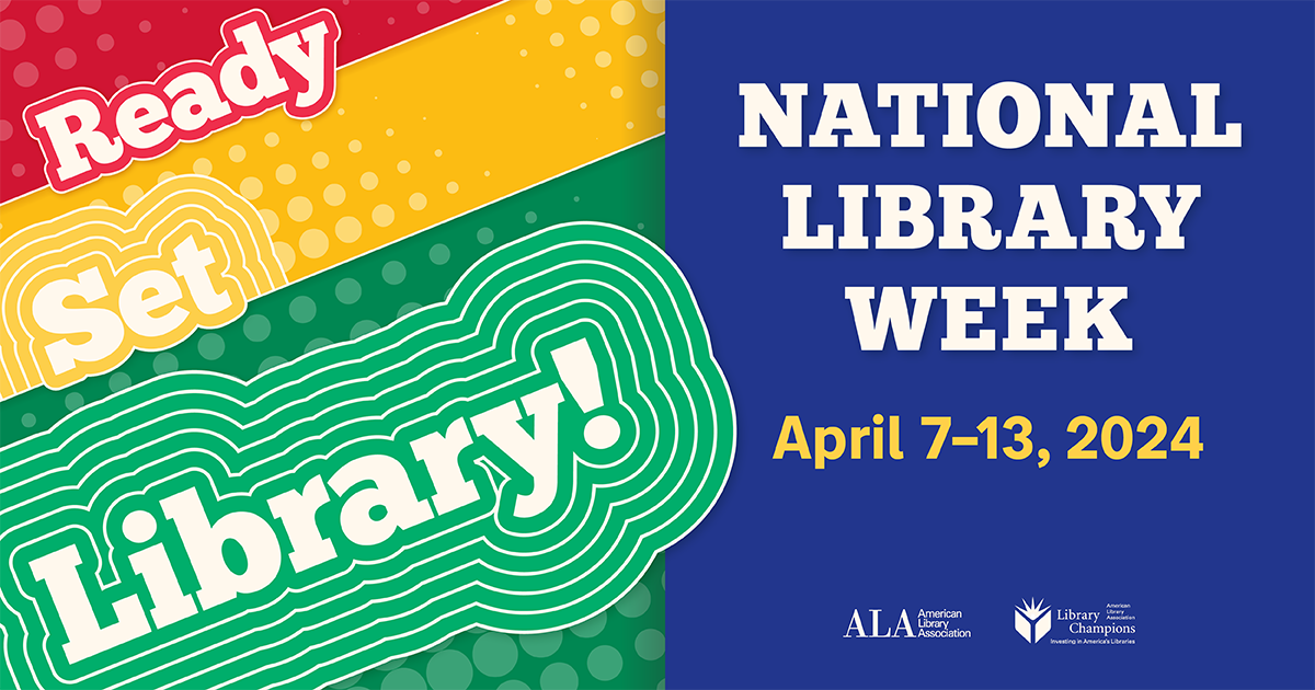 National Library week 2024 graphic
