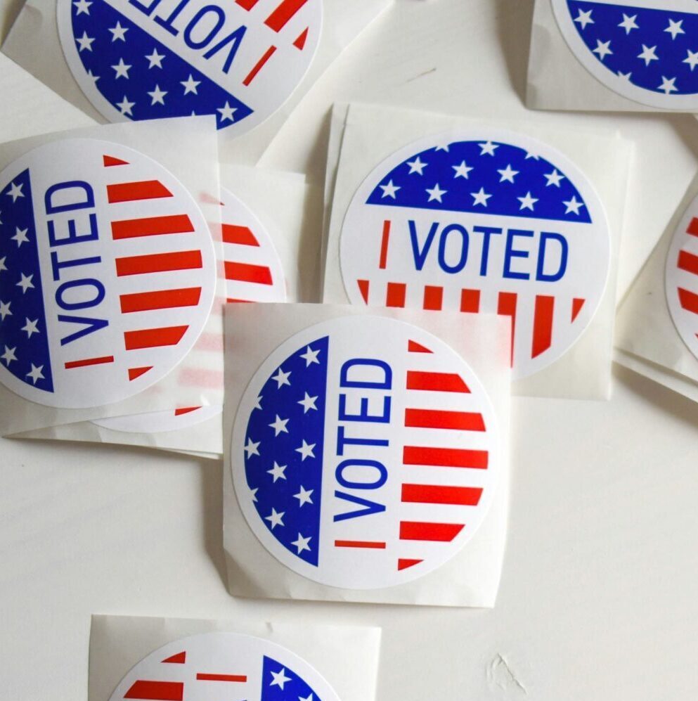 Vote I voted stickers